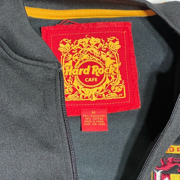 Chicago Hard Rock Cafe zip up jacket size medium - Picture 4 of 6